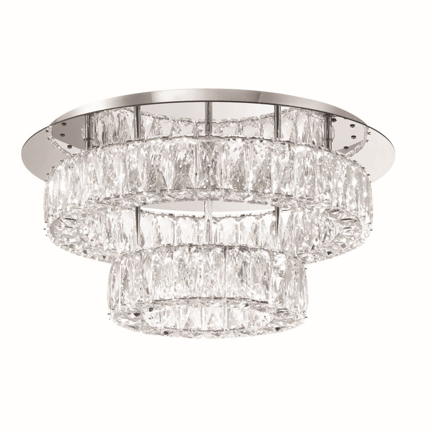 Bellevue Clcf64614 20 Wide Led Flush Mount Ceiling Fixture