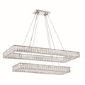 Bellevue Clch60435 42 Wide Led Crystal Linear Chandelier
