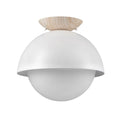 Bellevue Gecf38115 Polaris 10 Wide Semi Flush Globe Ceiling Fixture
