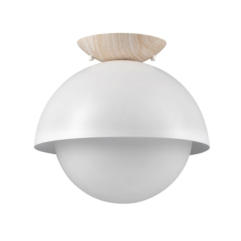 Bellevue Gecf38115 Polaris 10 Wide Semi Flush Globe Ceiling Fixture