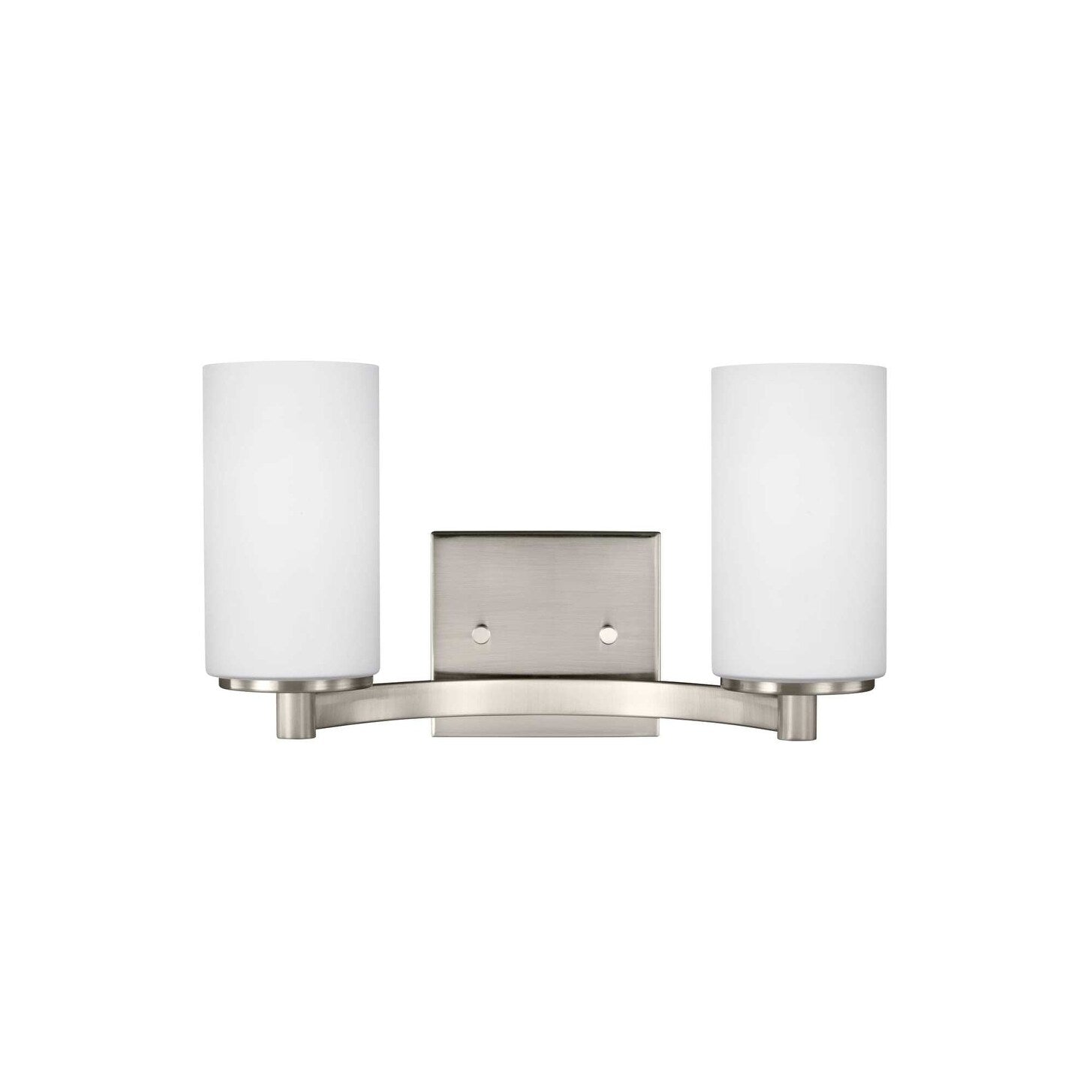 Bellevue Hamel 2 Light 14 Wide Vanity Light With Etched Glass Shade