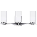 Bellevue Kenney 3 Light 22 Wide Vanity Light With Etched Glass Shade