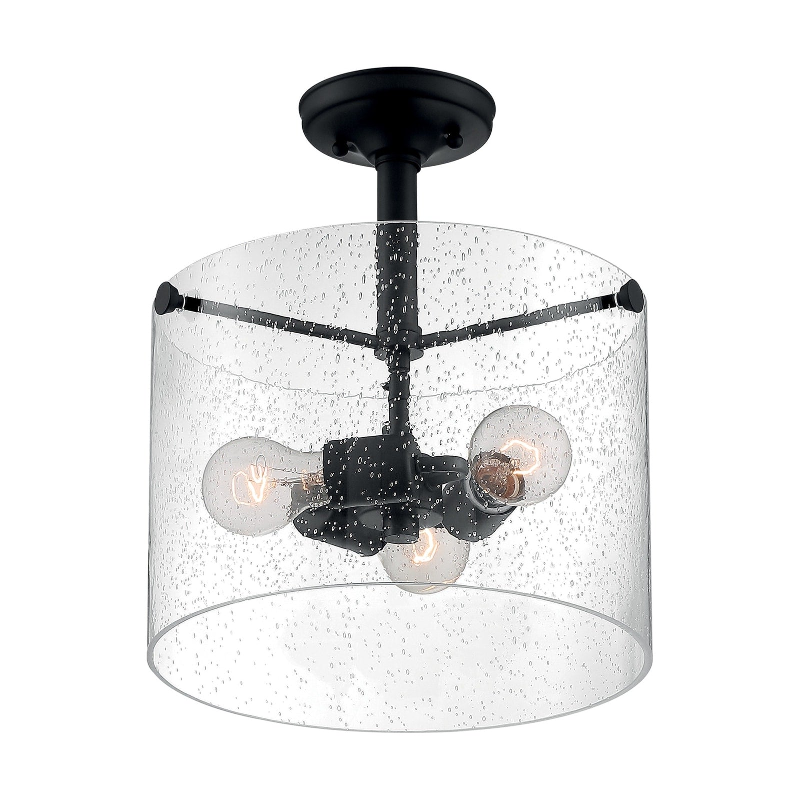 Bellevue Nvcf97583 Tussle 3 Light 12 Wide Semi Flush Ceiling Fixture