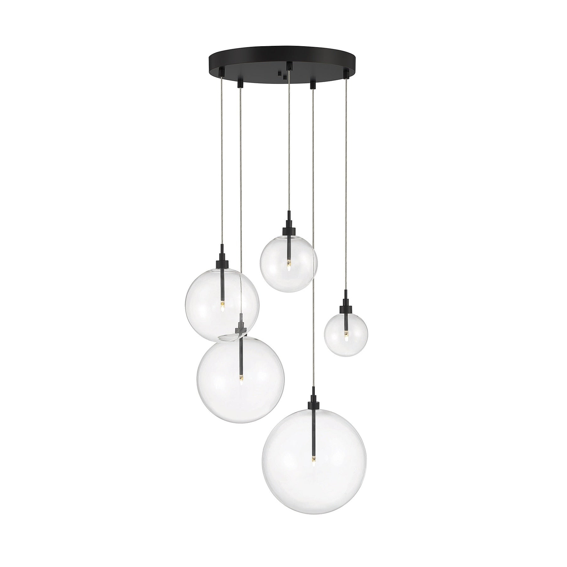 Bellevue Sh10099 5 Light 28 Wide Led Multi Light Pendant