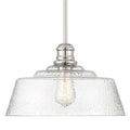 Bellevue Sh23830 15 Wide Pendant With A Patterned Glass Dome Shade