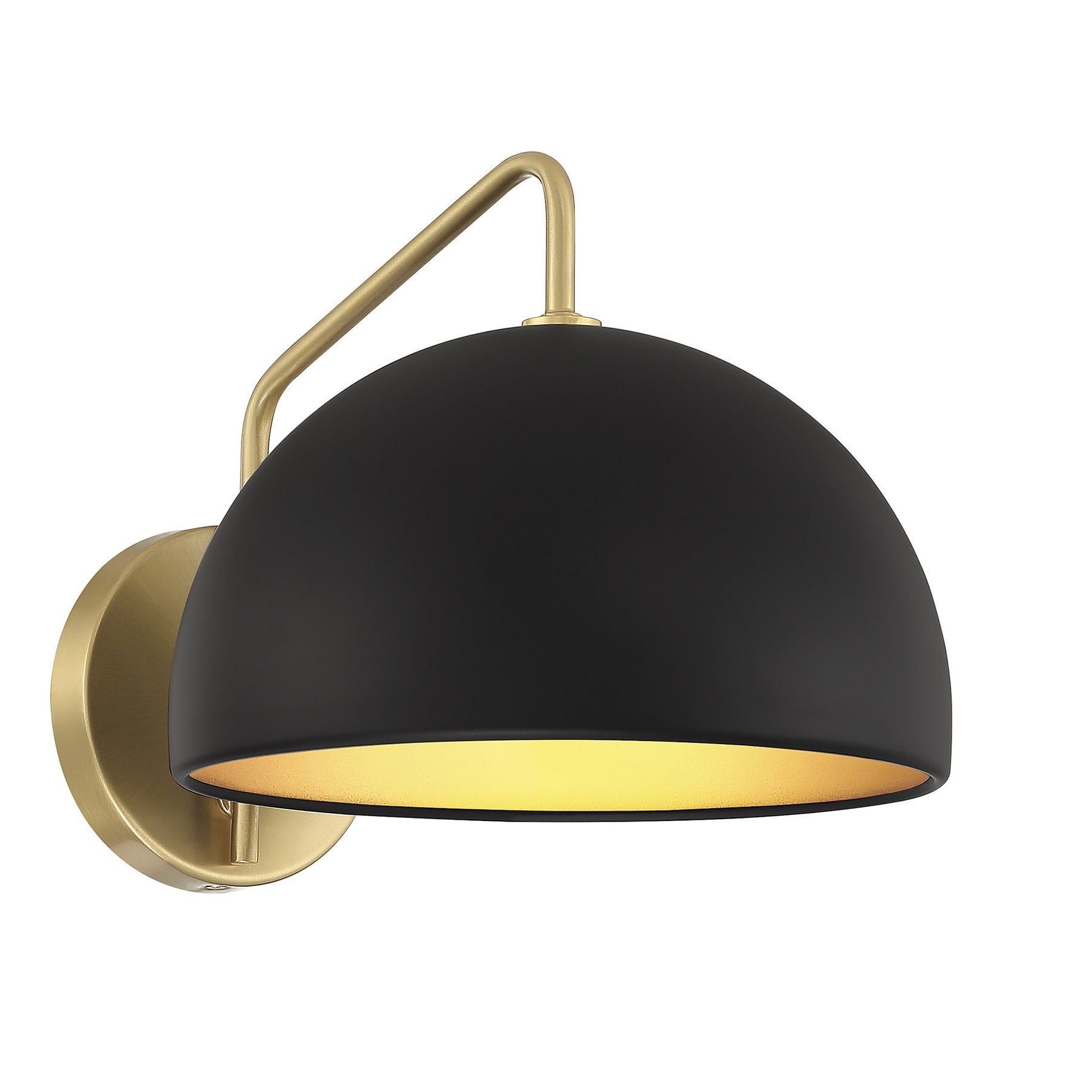 Bellevue Sh54383 9 Tall Wall Sconce With A Black Dome Shade