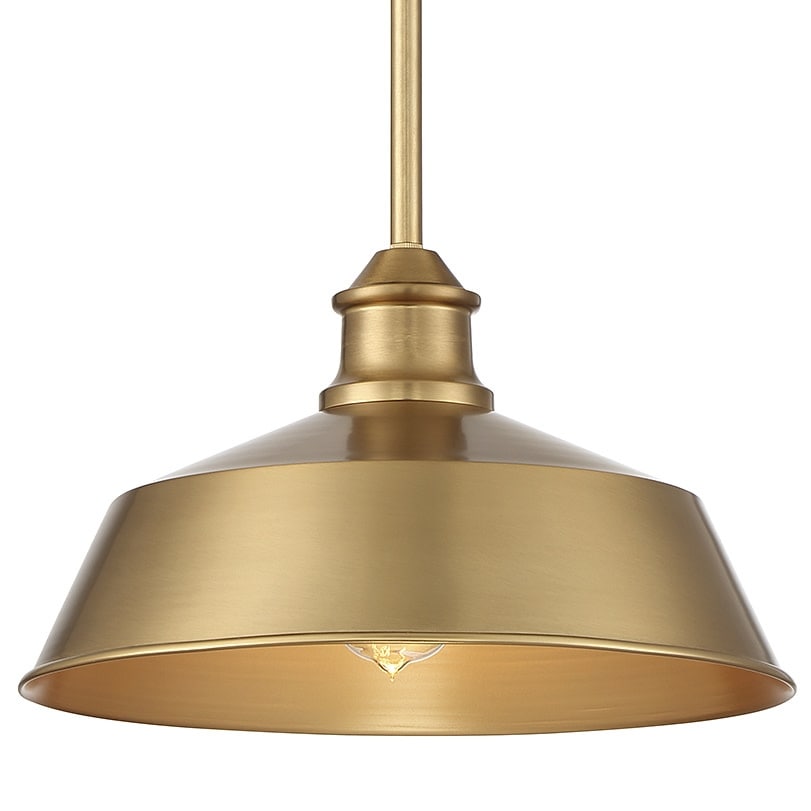 Bellevue Sh56035 14 Wide Pendant With A Metal Dome Shade