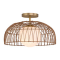 Bellevue Sh7043 18 Wide Semi Flush Ceiling Fixture Converts To