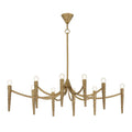 Belleza 10 Light Linear Chandelier In Spumante By Breegan Jane