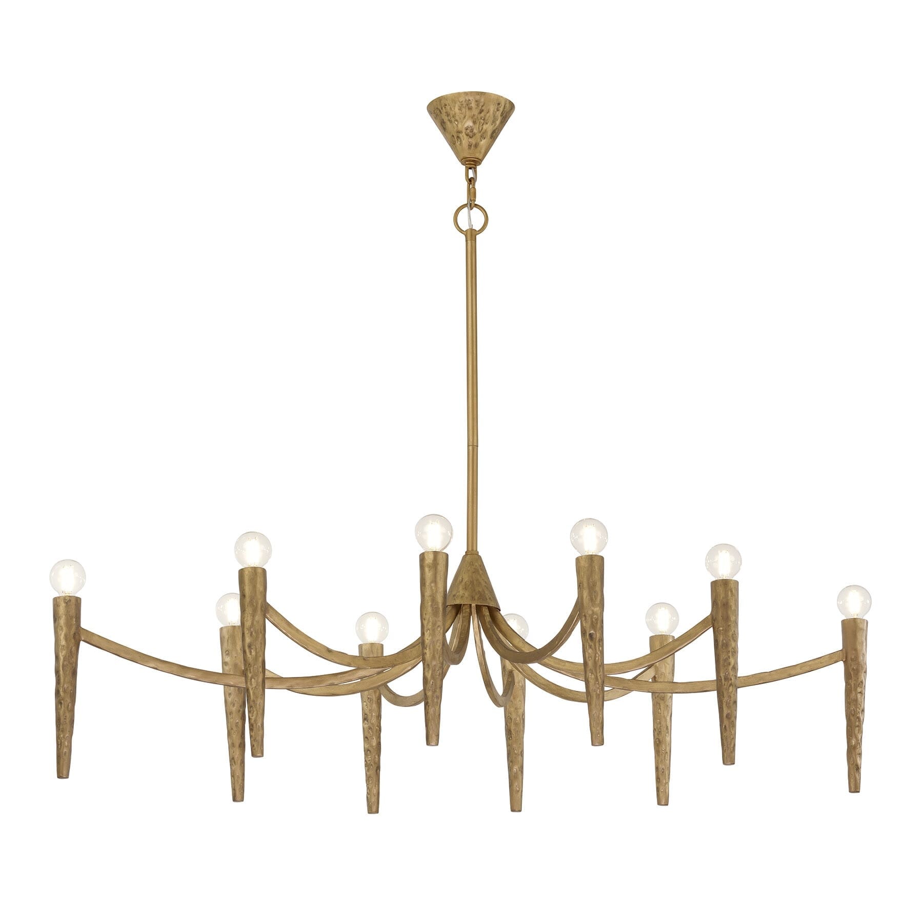 Belleza 10 Light Linear Chandelier In Spumante By Breegan Jane