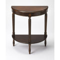 Handmade Butler Bellini Cherry Red Handmade Demilune Console Table China