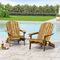 Bellwood Outdoor Acacia Wood Folding Adirondack Chairs Set Of 2 By Christopher Knight Home