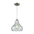 Belmont 1 Light Pendant Satin Nickel