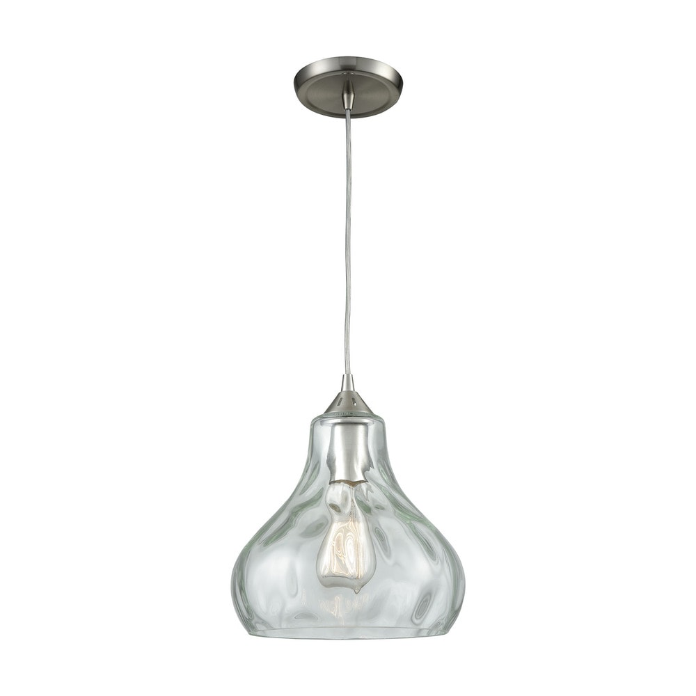Belmont 1 Light Pendant Satin Nickel