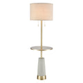 Below The Surface 63 High 2 Light Floor Lamp Polished Concrete 63 Inch H