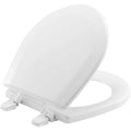 Bemis Marine Bowl Molded Wood Toilet Seat With Top Tite Hinge White