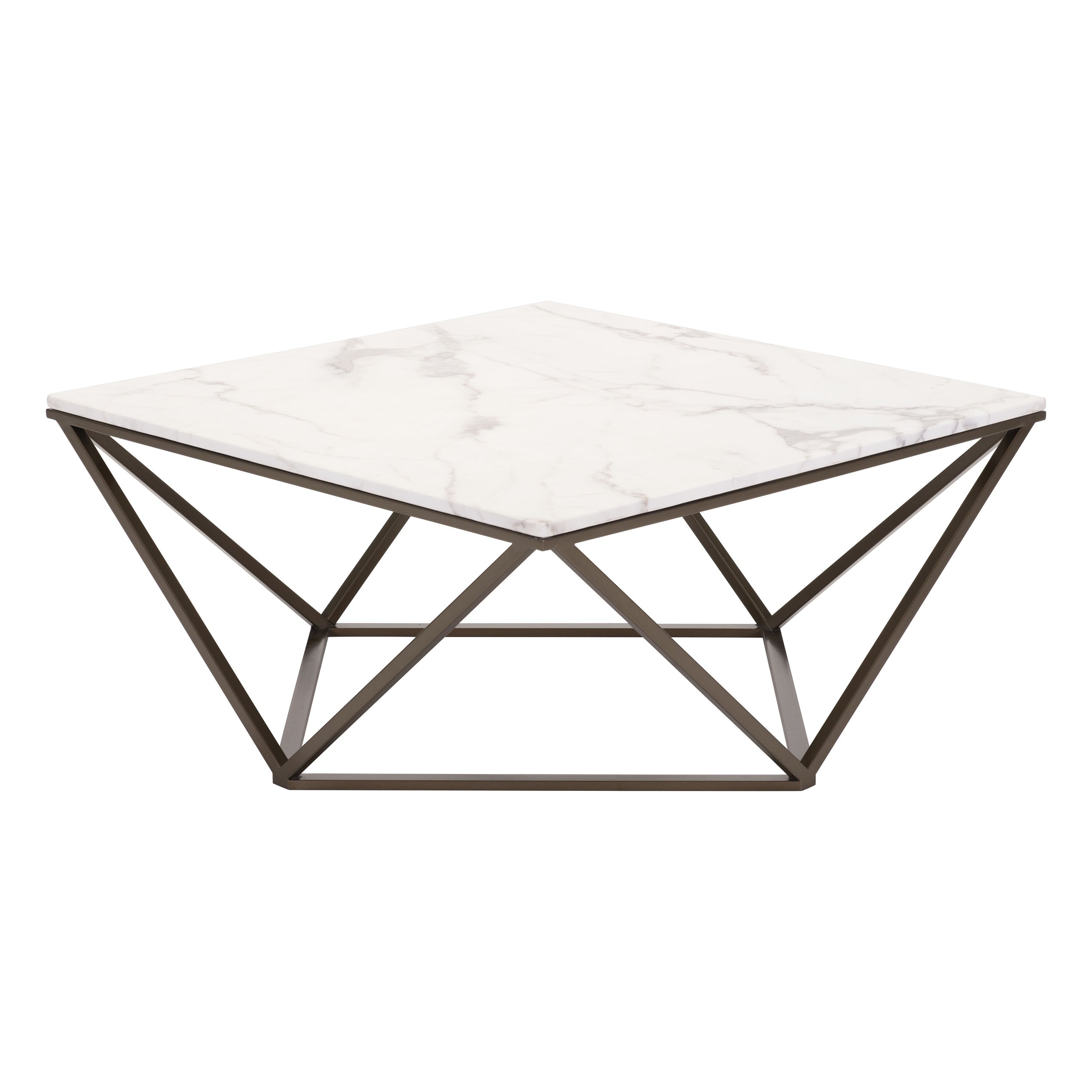 Tintern Coffee Table Stone A. Brass