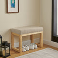 Bench With A Wooden Frame