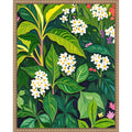 Beneath The Jungle Canopy By Uma Gokhale Framed Canvas Wall Art Print
