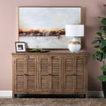 Bengal Manor Aged Patina Mango Wood 6 Door Sideboard