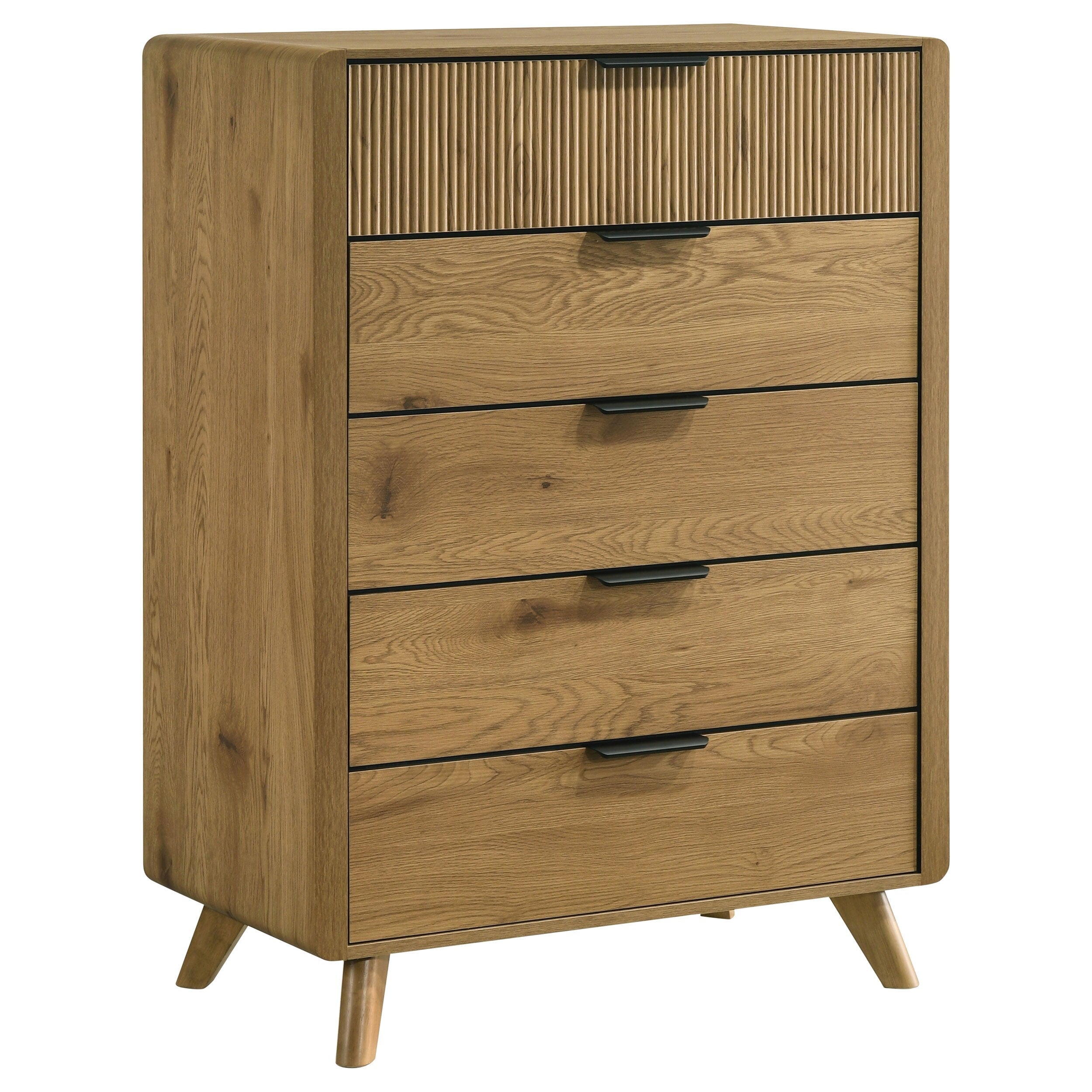 Bennett 5 Drawer Bedroom Chest Of Drawers Light Oak