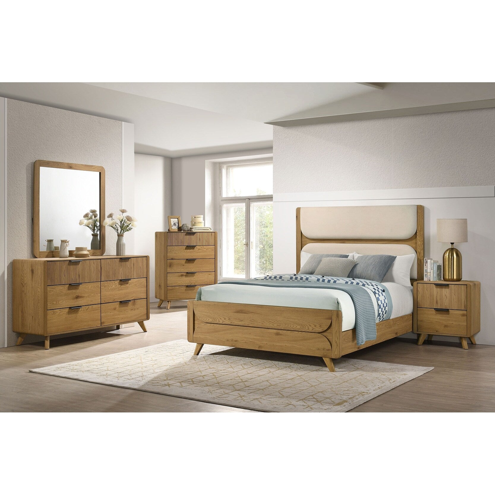 Bennett Bedroom Set Light Oak