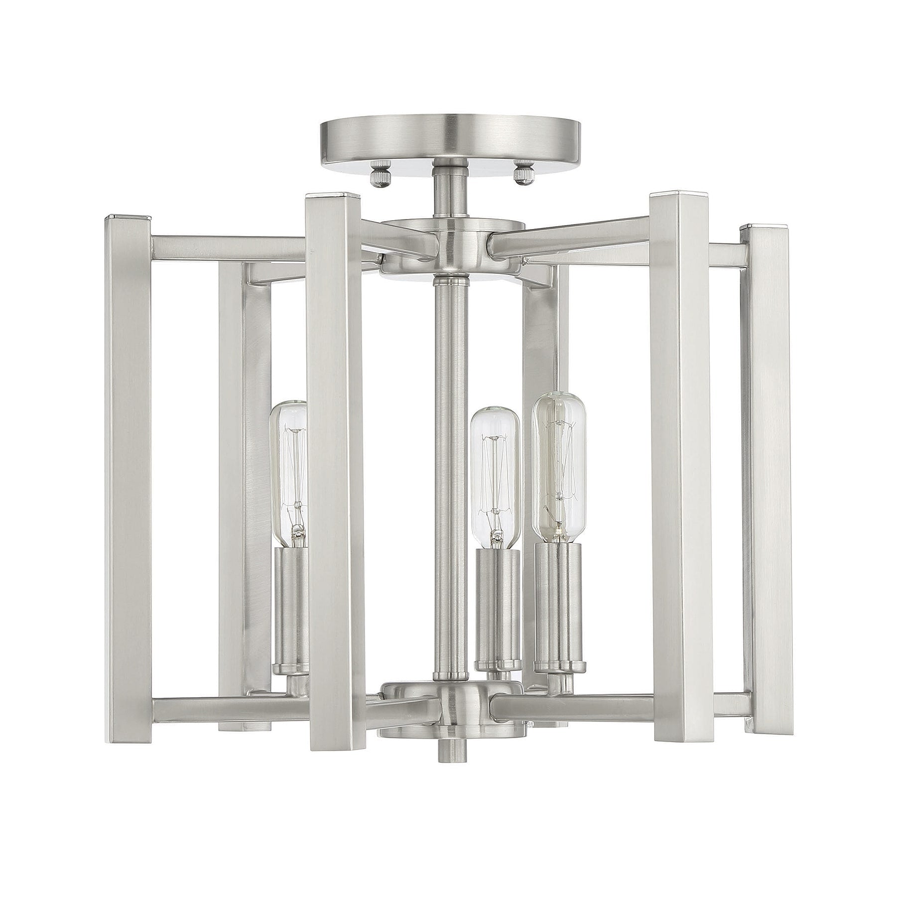 Benson Three Light Semi Flush Mount