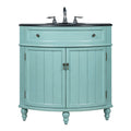 24 Benton Collection Thomasville Blue Corner Bathroom Sink Vanity