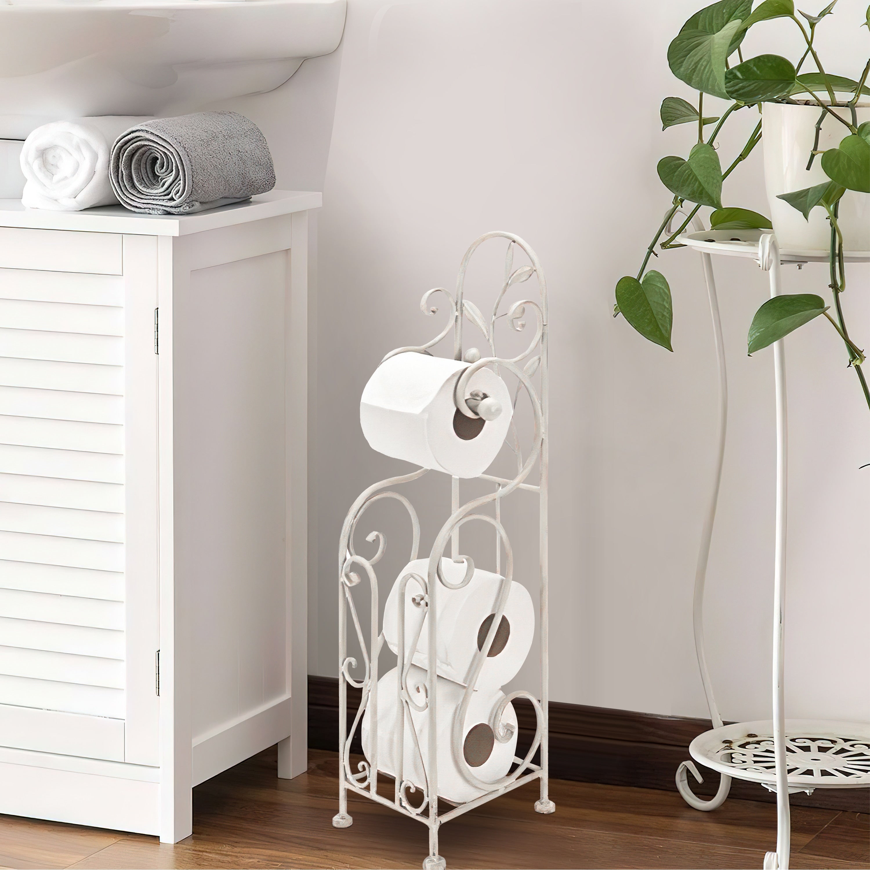 Metal Toilet Paper Holder 24 Inches High