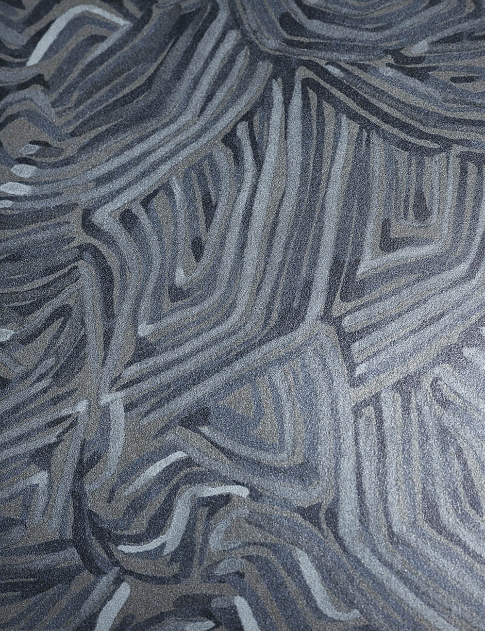 Bequia Wallpaper Indigo by Malene Barnett swatch