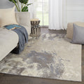 Bering Abstract Gray Beige Area Rug