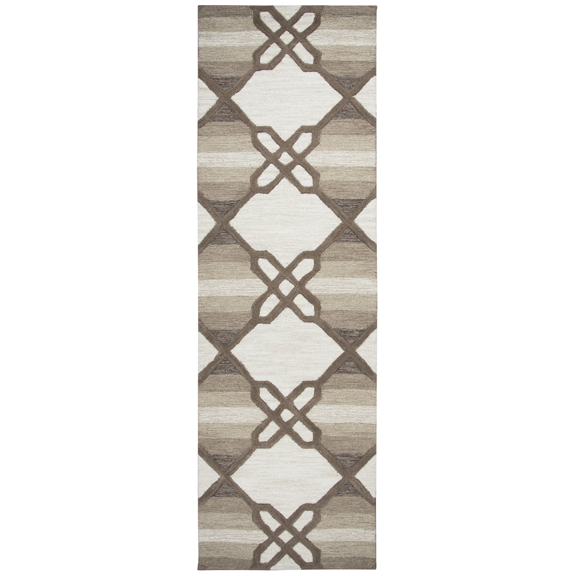 Rizzy Home Caterine Collection Khaki And Blue Area Rug 8X 10 8 X 10