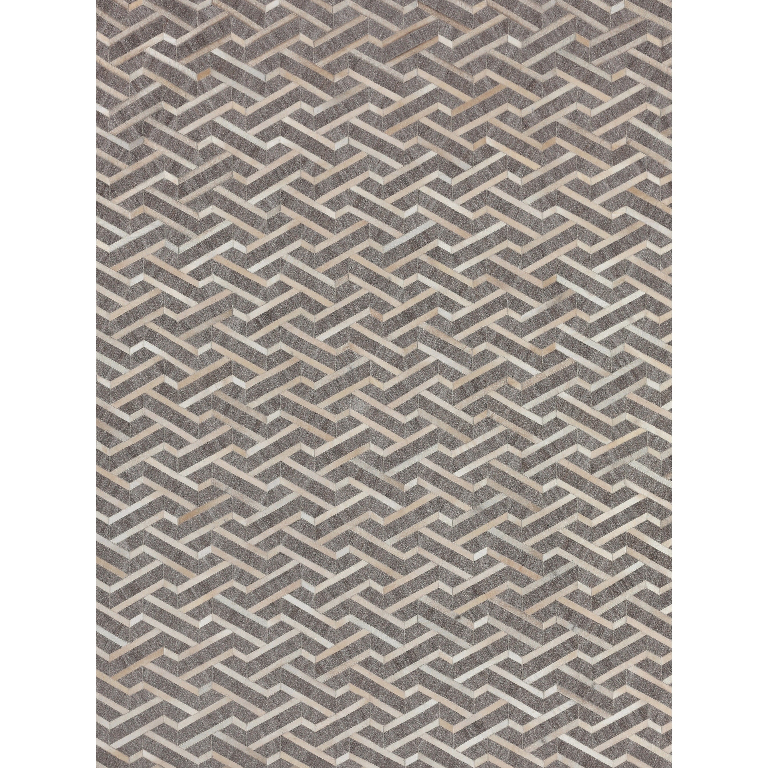 Berlin Hand Tufted Leather Viscose Beige Ivory Area Rug