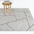 Berlinde Textured Geometric Area Rug