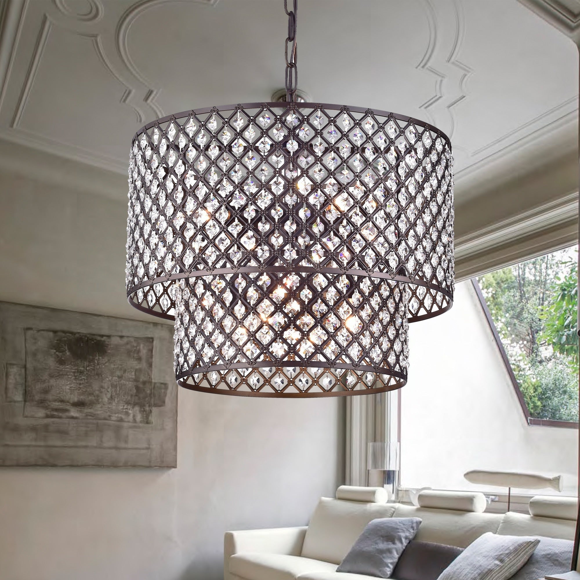 Bernadette Antique Bronze Chandelier