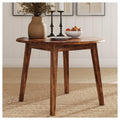 Signature Design By Ashley Berringer Round Drop Leaf Table Brown