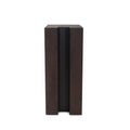 Bertoia Black Wooden Display Pedestal Short 30H X 12D X 12W
