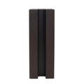 Bertoia Black Wooden Display Pedestal Tall 36H X 12D X 12W