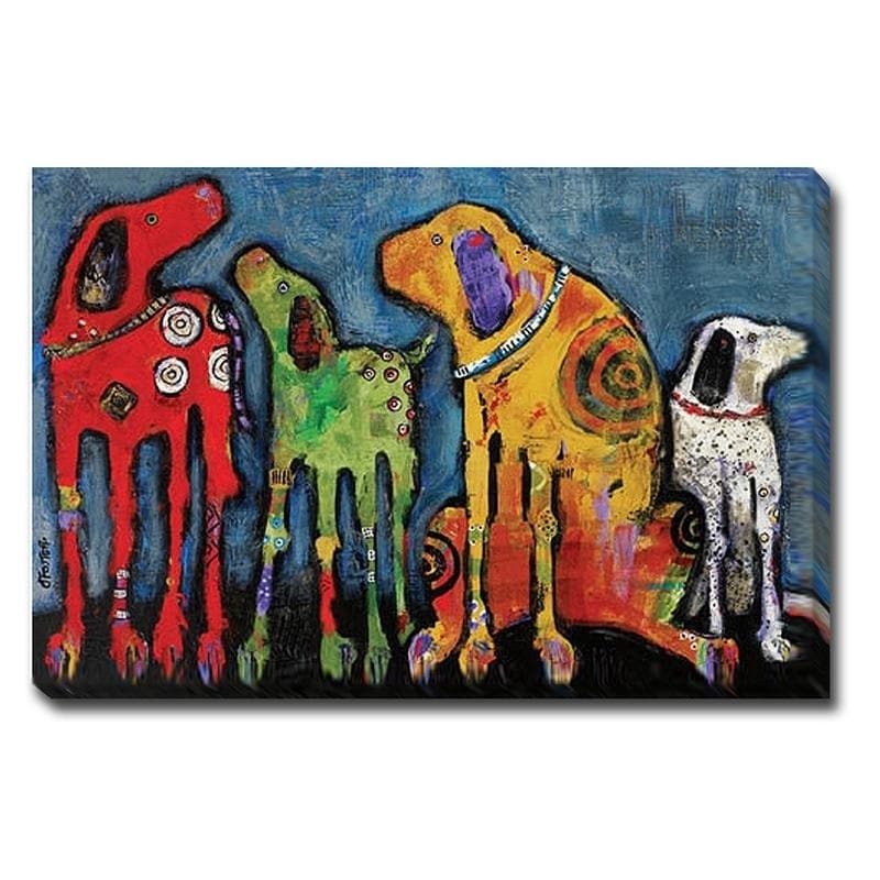 Best Friends By Jenny Foster Oversize Gallery Wrapped Canvas Giclee Art 30 In X 45 In Ready To Hang