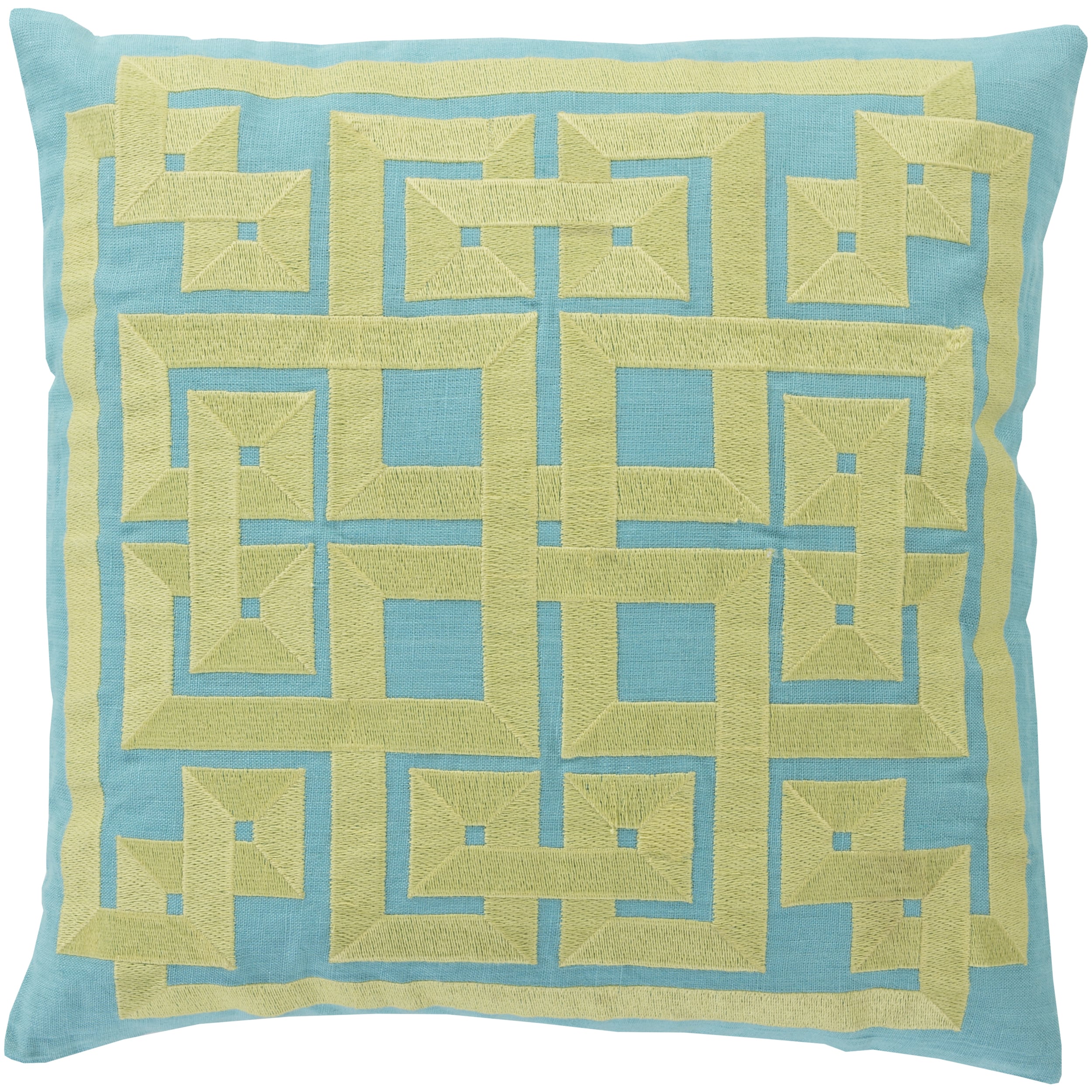 Decorative Felipe Feather Down Or Polyester Filled Geometric 18 Inch Throw Pillow