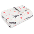 Betsey Johnson Paris Love Ultra Soft Plush Throw 50X70