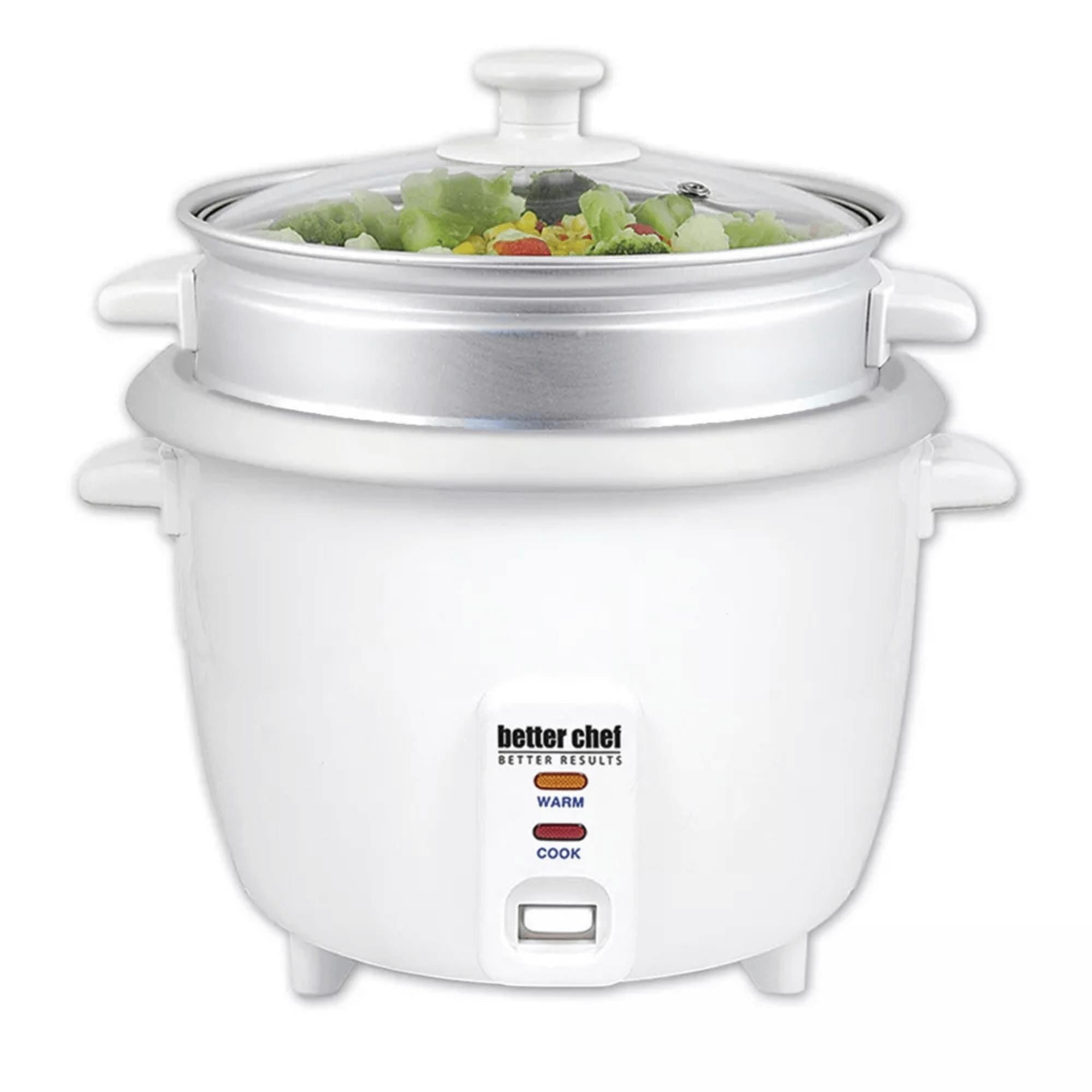 Better Chef 10 Cup 20 Cup Cooked Rice Cooker With Steamer