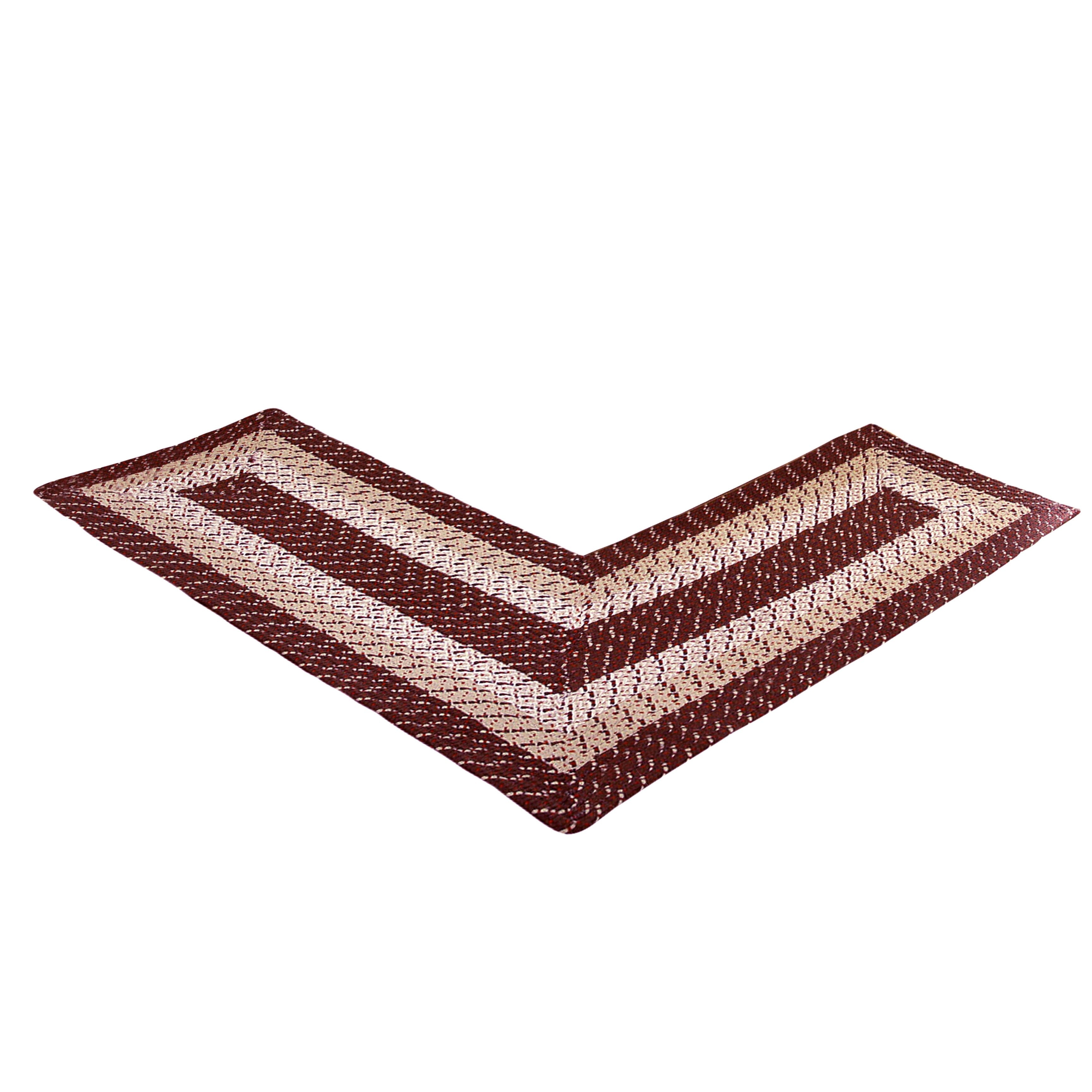 Stripe Indoor Outdoor Braided Rug 8 X 11