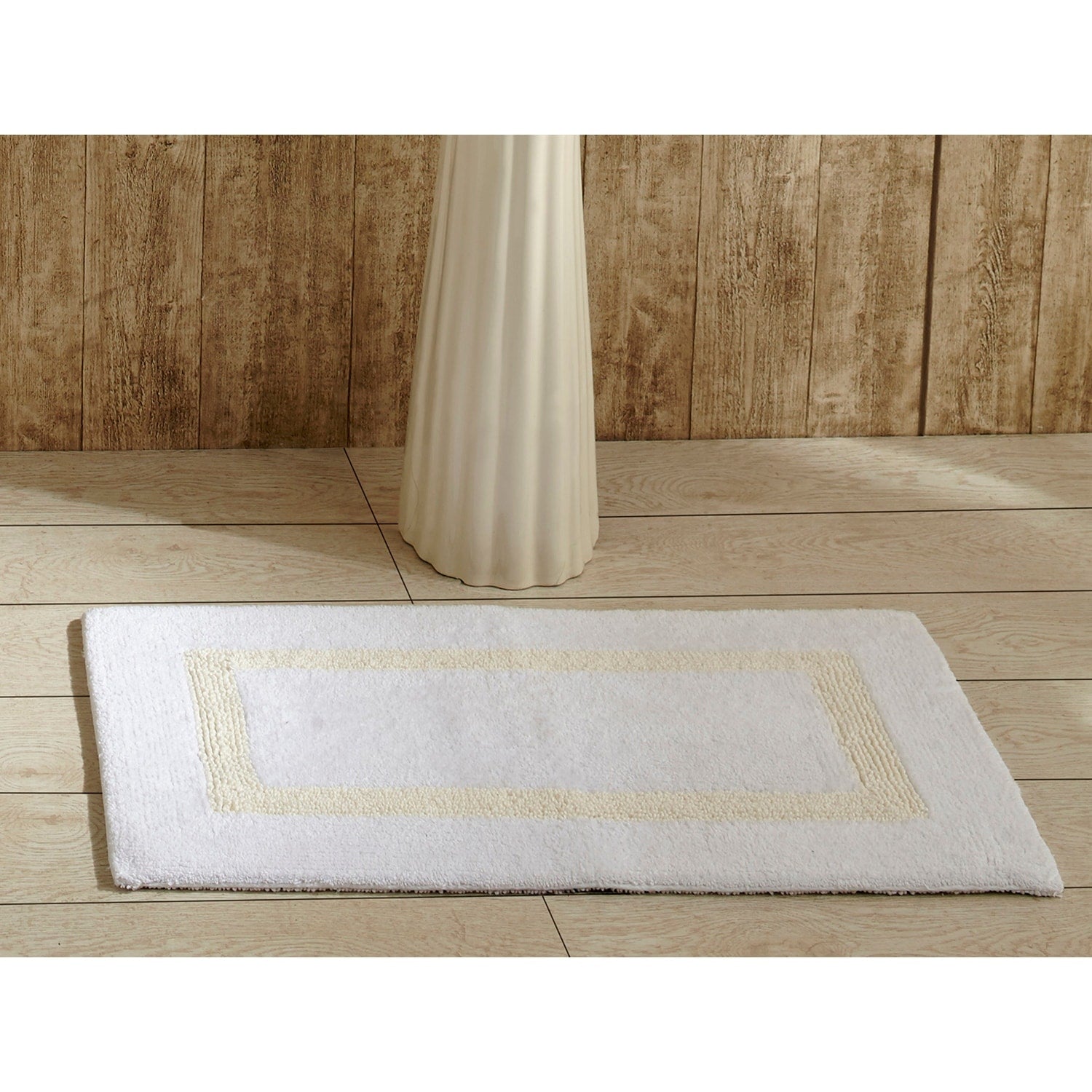 Hotel Collection Cotton Reversible Luxury Bath Rug By Better Trends