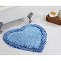 Better Trends Shaggy Border Collection 100 Cotton Tufted Bath Mat Rug