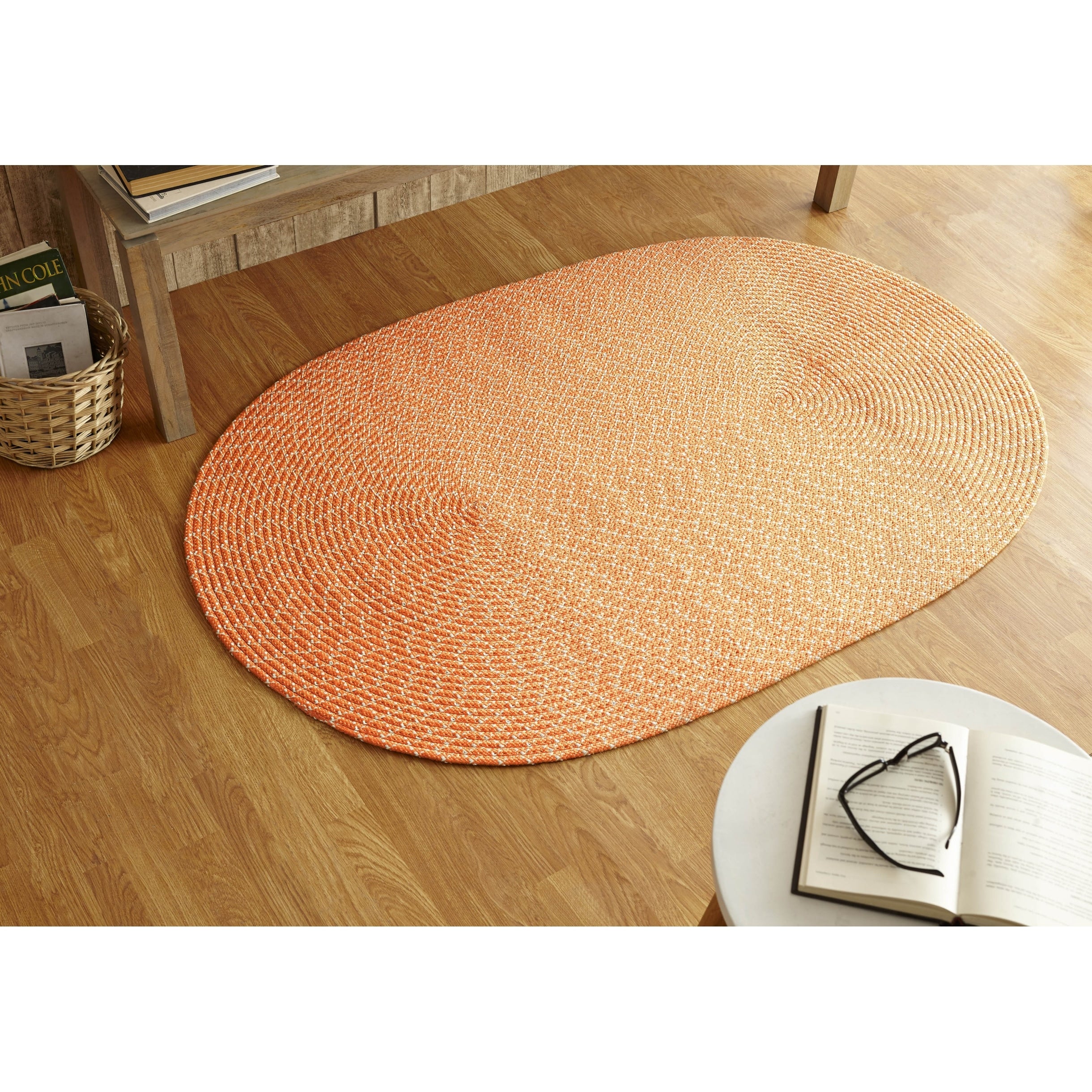 Better Trends Sunsplash Indoor Outdoor All Weather Braided Oval Rug