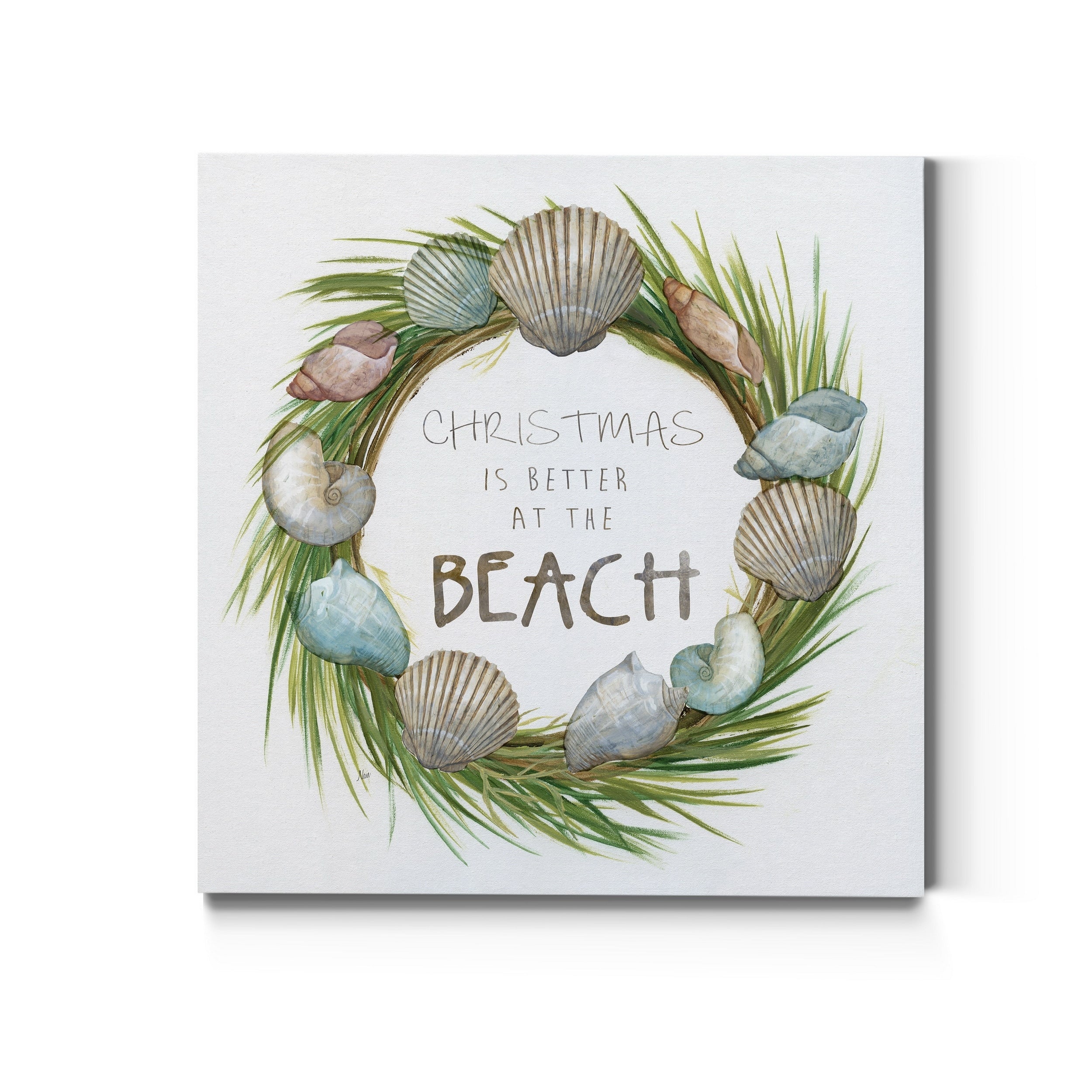 Better At The Beach Premium Gallery Wrapped Canvas Ready To Hang