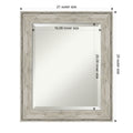 Crackled Metallic Bathroom Vanity Wall Mirror