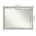 The Gray Barn Greywash Narrow Bathroom Vanity Wall Mirror
