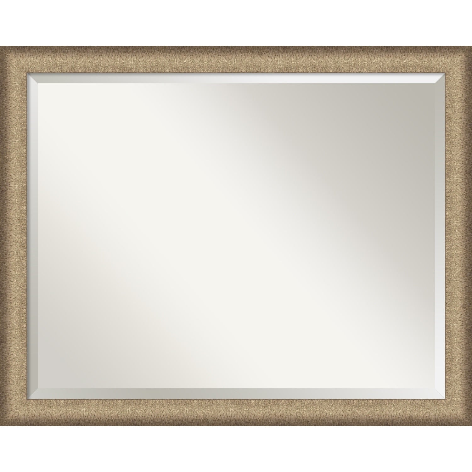 Elegant Brushed Bathroom Vanity Wall Mirror